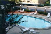 Luxurious, sparkling pool . . . well maintained by the Exeter House maintenance team.